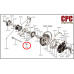 67-6031 - Rear hub Spindle Nut