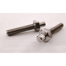 T2093 - 1/4" Rear Wheel Chain Adjuster Bolts - Pair